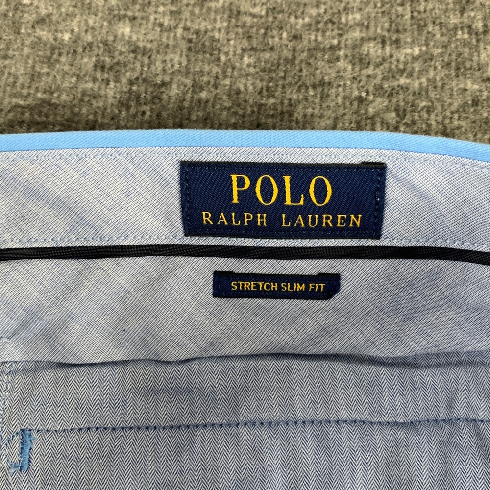 Polo Ralph Lauren Chino Pants Men 32x31 Stretch Slim Fit Trousers NEW - Picture 3 of 13